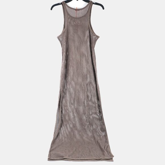 Diesel Jennifer Utlt Mesh Beach Cover Maxi Dress In Brown - Size Medium - NWT - Picture 3 of 11